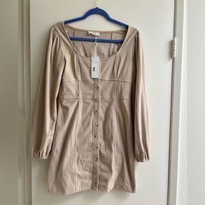 Sage & Sadie Corduroy dress beige size small